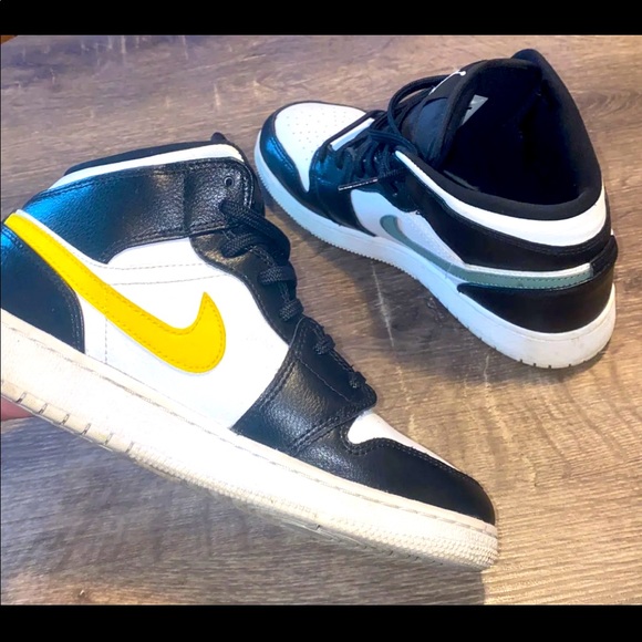 Multi color swoosh Nike air Jordan 1 - Picture 2 of 2